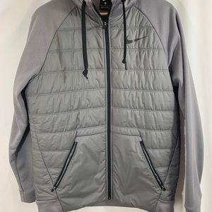 Nike Therma full zip training jacket Grey Medium